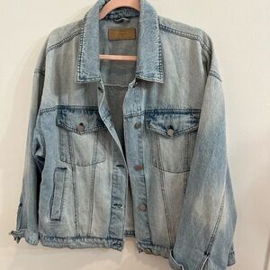 BLANK NYC oversized jean jacket